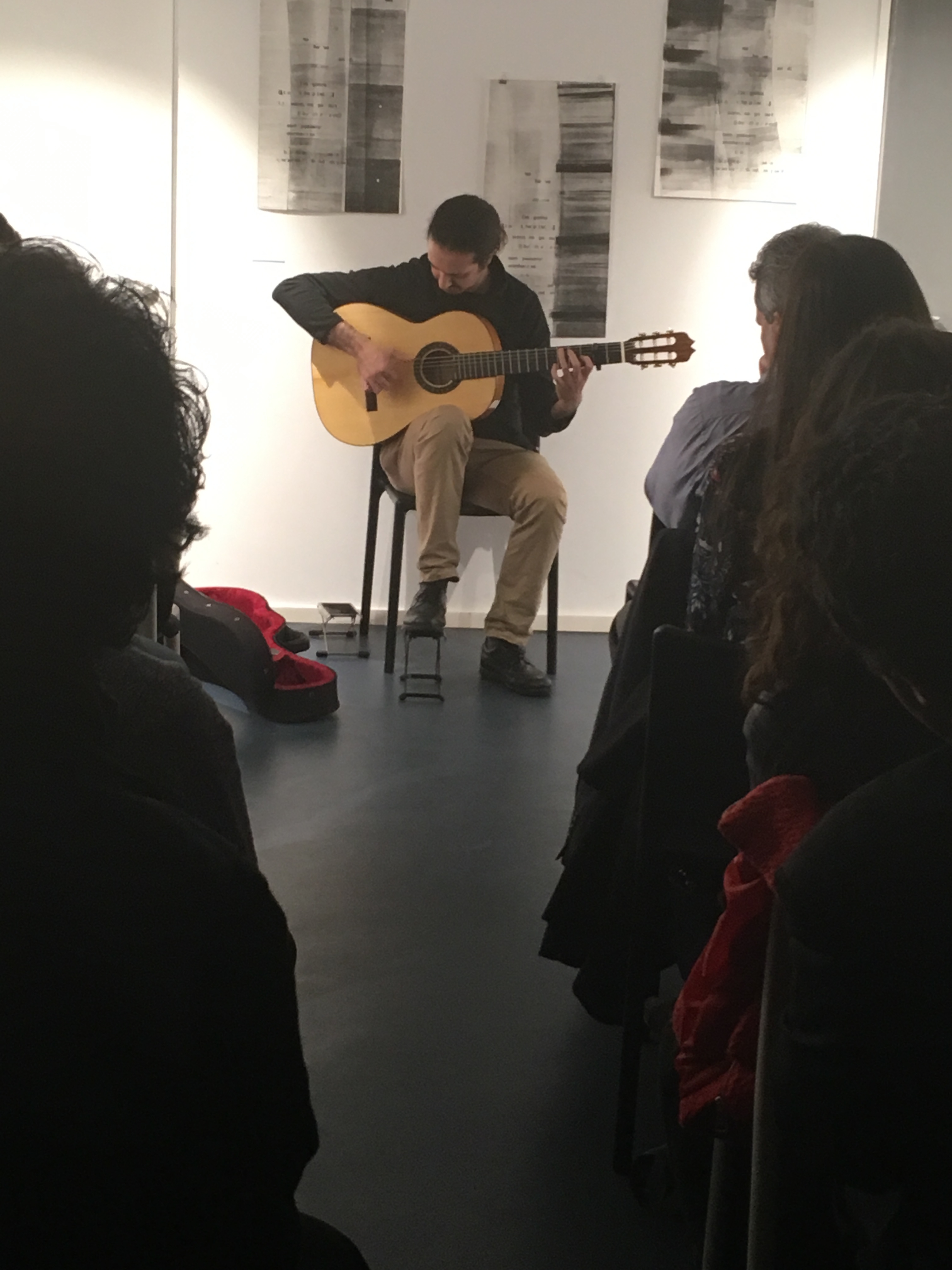 Taqasim student with oud