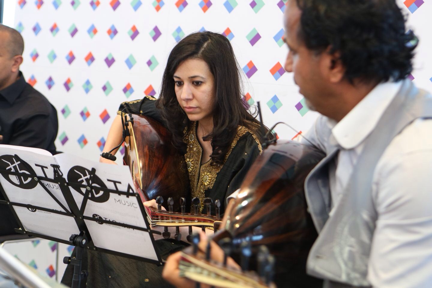 Taqasim event, students and teacher